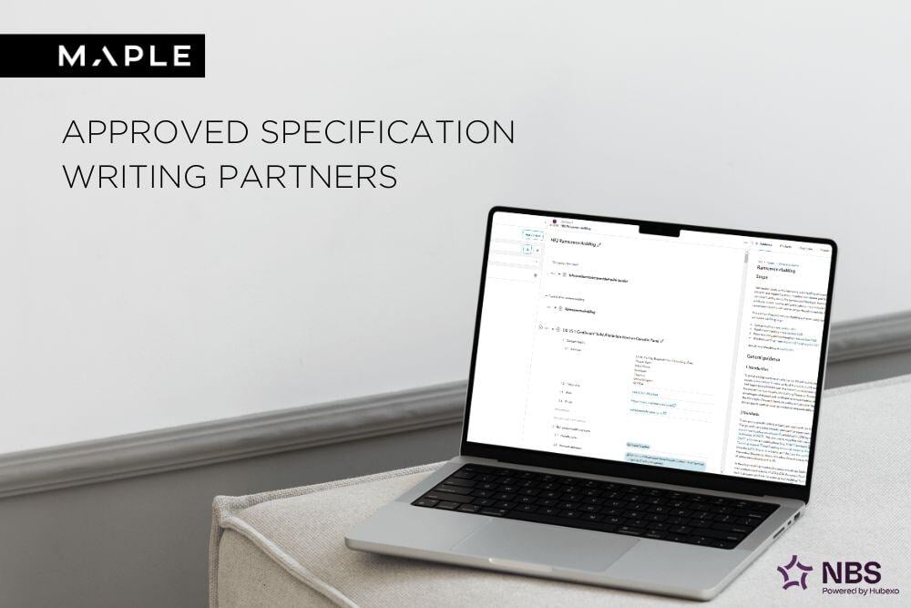 Maple are approved specification partners image