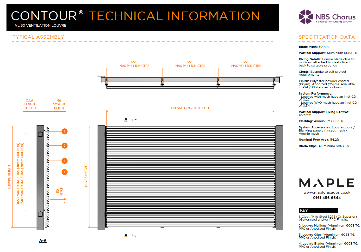 Contour VL50 Datasheet