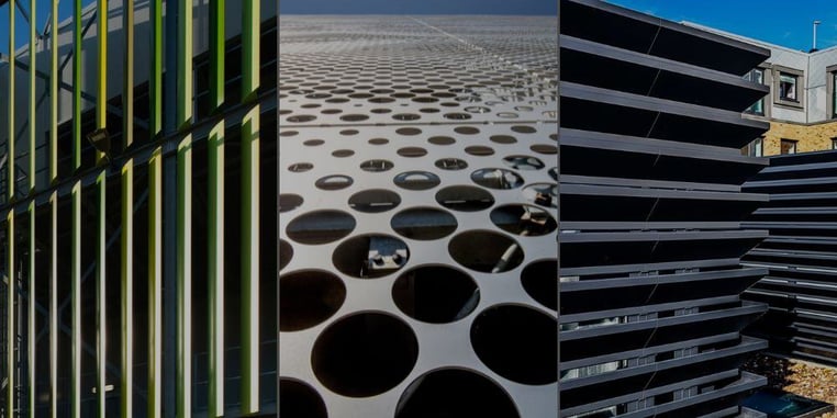 Actua fins, panels and louvres