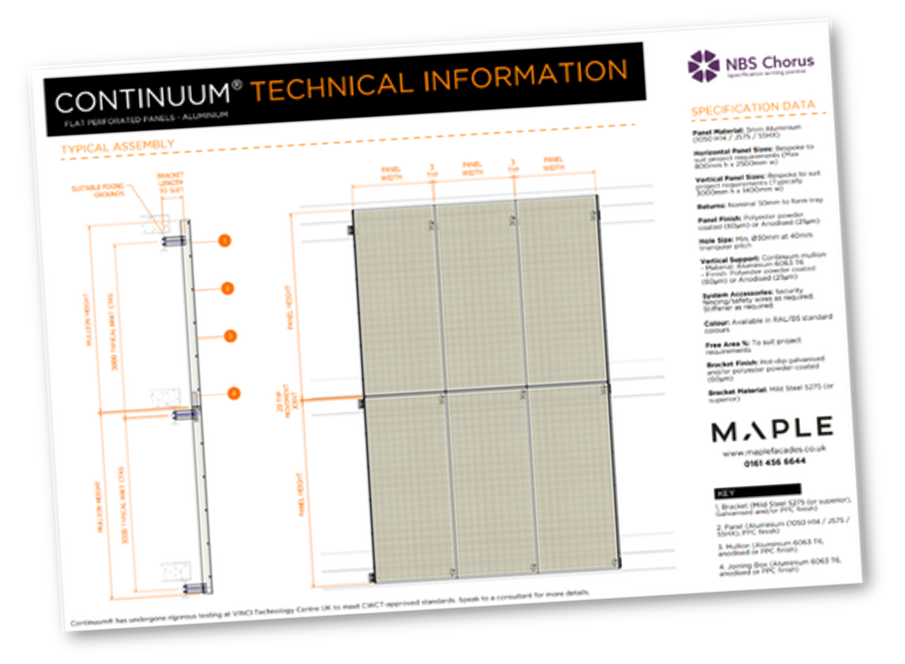 Architectural Facades Data Sheet Image