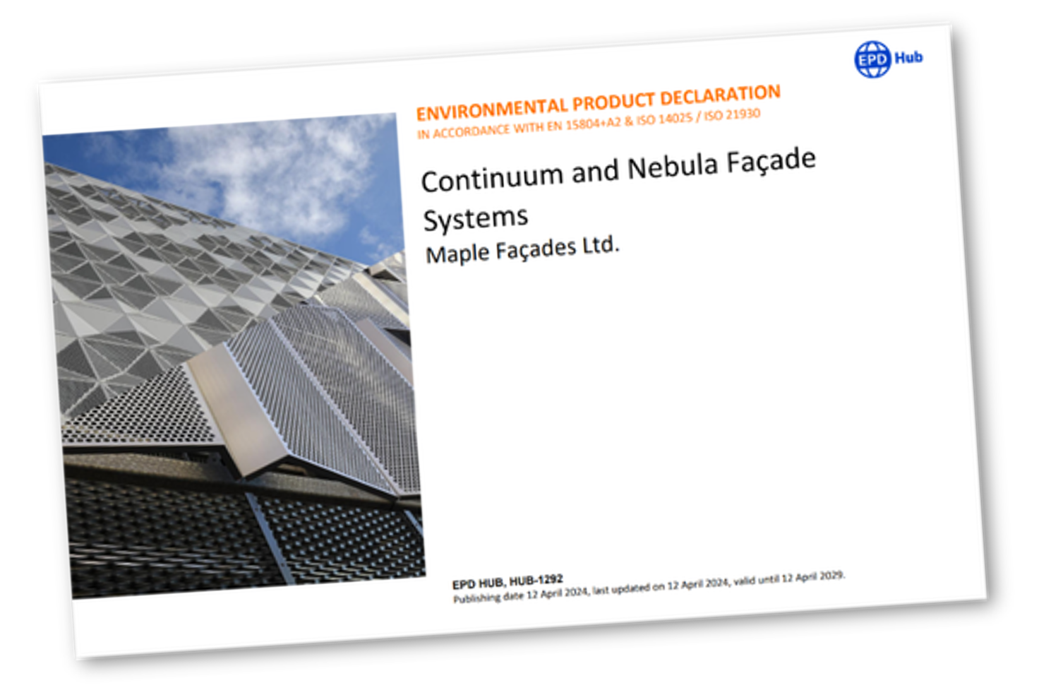 Architectural Facades EPD Image