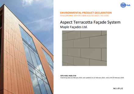 Aspect Terracotta Facade System EPD