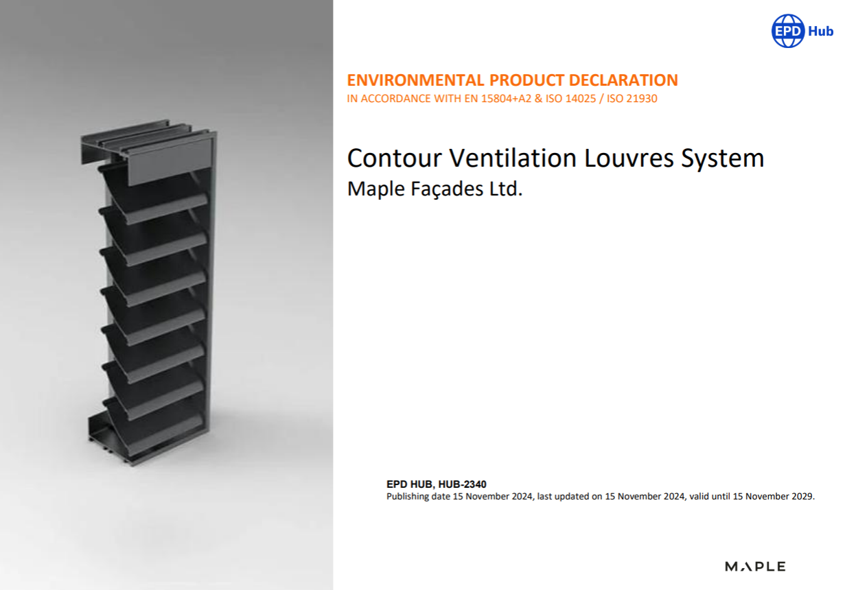Contour Ventilation Louvre EPD