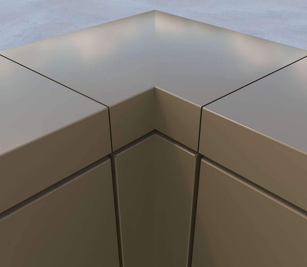 Horizon Coping Standard Corner Detail