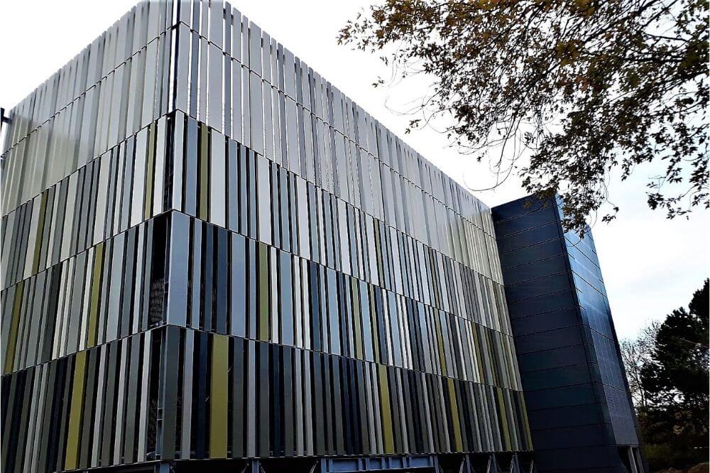 Colour Coded Architectural Panels For Car Park | Maple