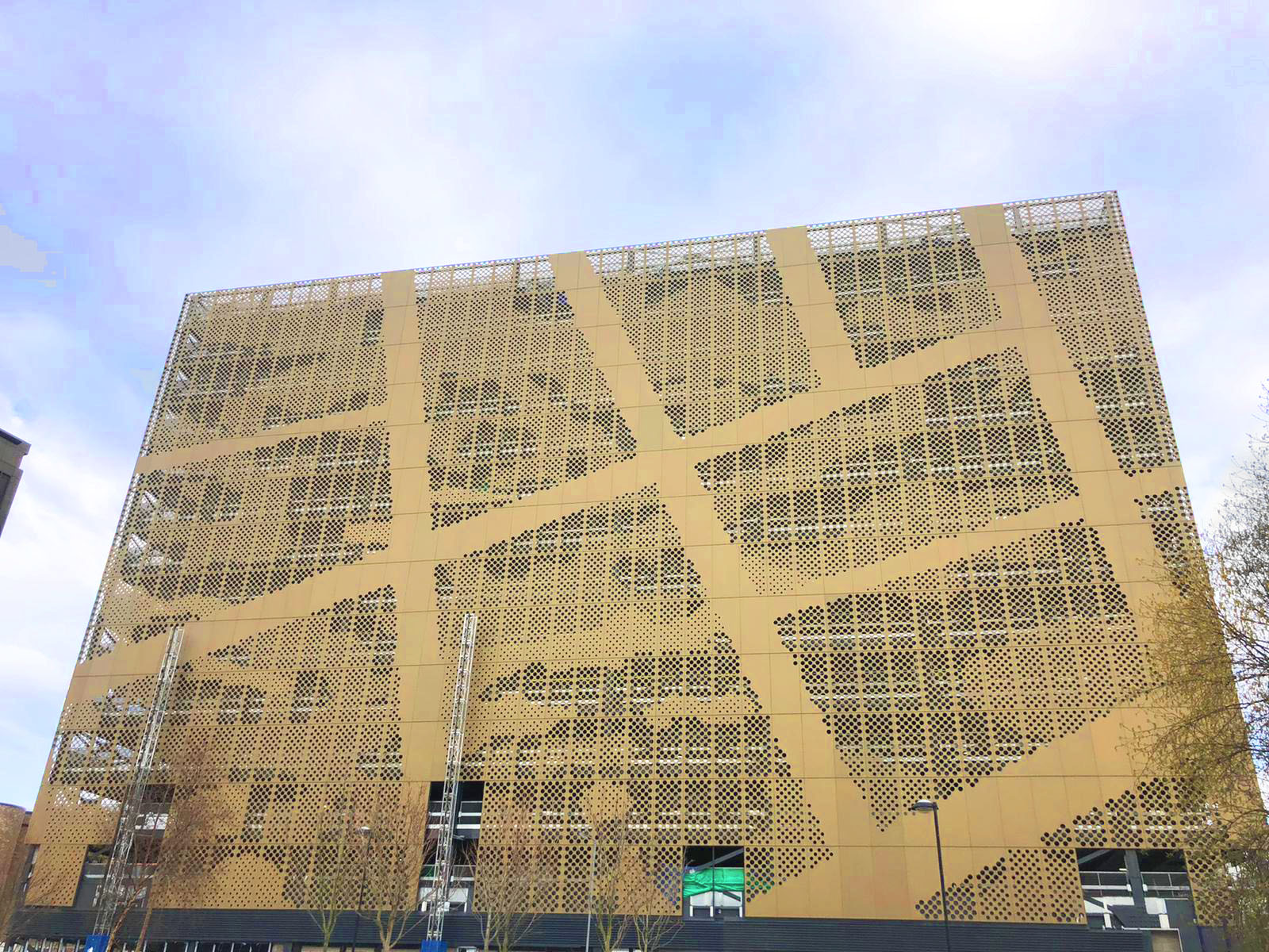 Intriguing Architectural Façade Design on Liverpool car park - Maple