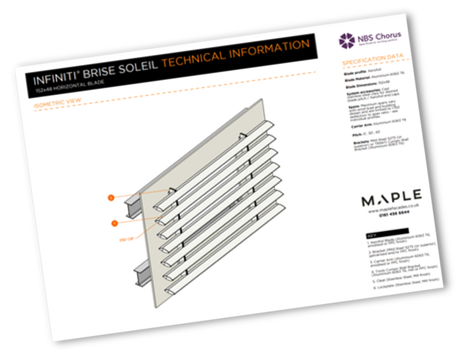 Infiniti Brise Soleil Data Sheet Web Image