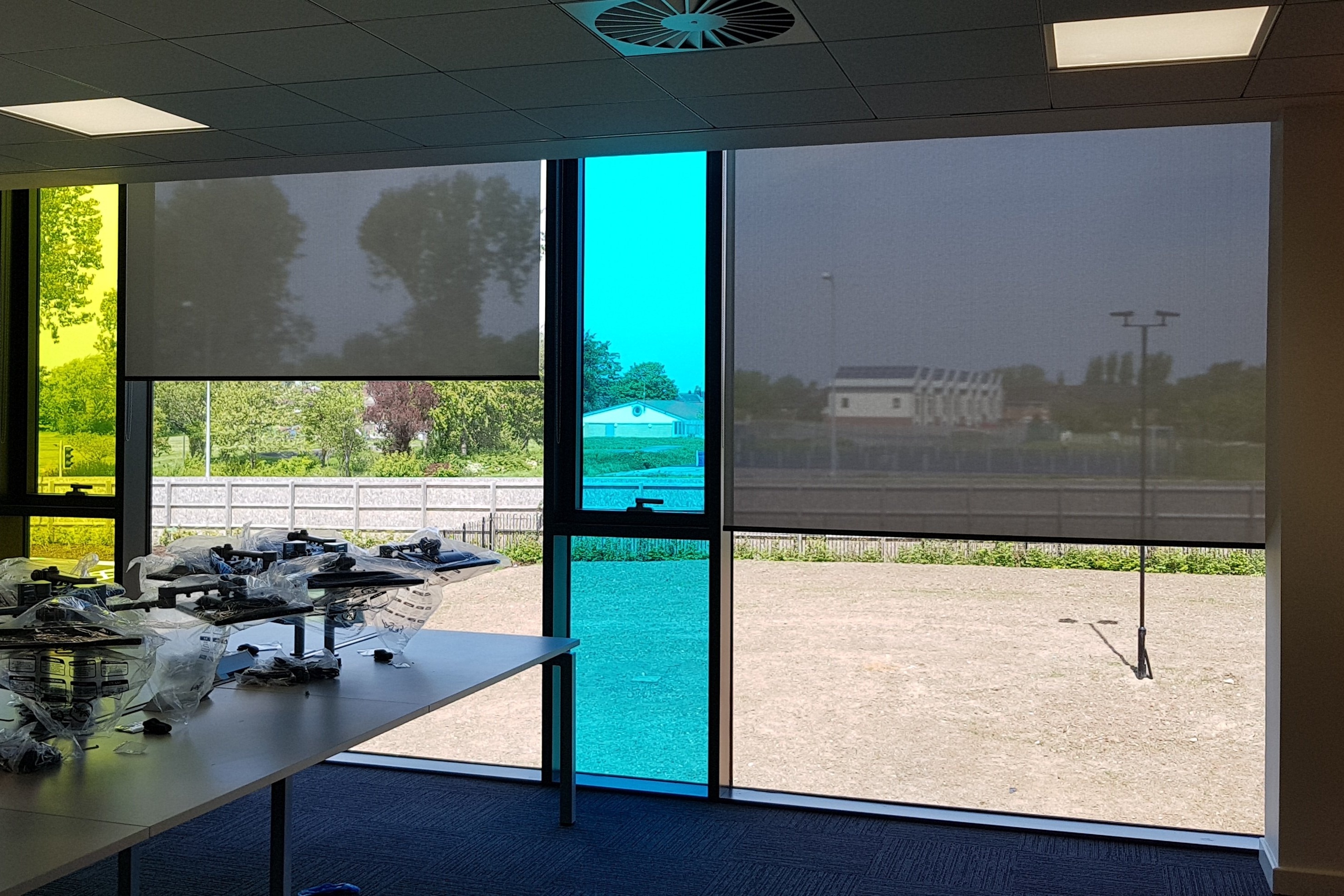 Specialist Fixings Used For Roller Blinds At Police HQ | Maple
