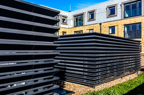 Maple use new Pluto rooftop screening system on Woking retirement home