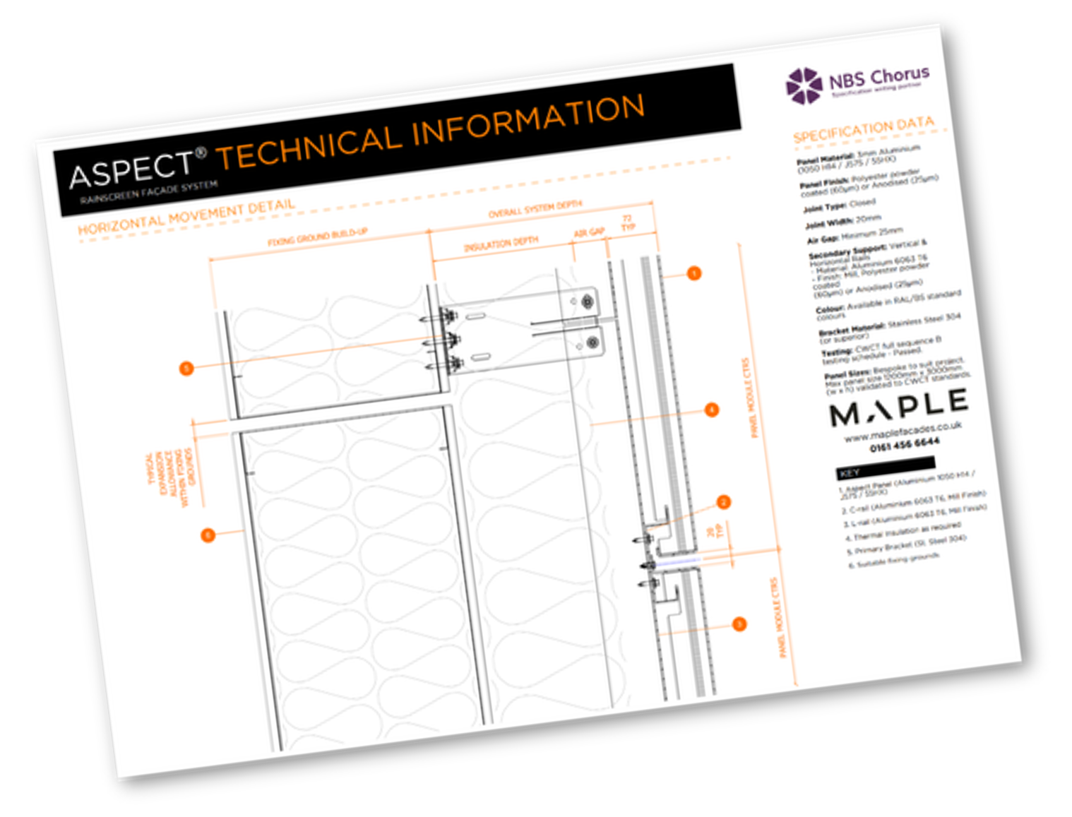 Rainscreen Data Sheet Image