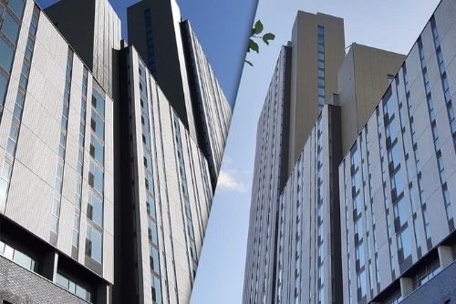 Maple install rainscreen cladding system to Manchester Oxygen Towers 