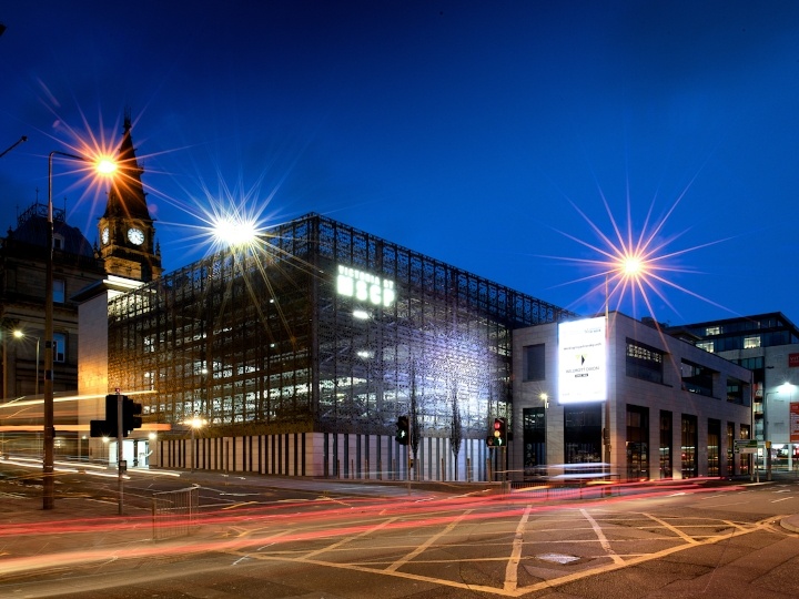 Car Park Transformed by Architectural Façades | Maple