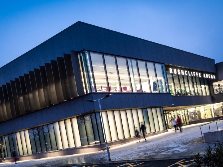 2 Types Of Brise Soleil Supplied At Rushcliffe Arena | Maple