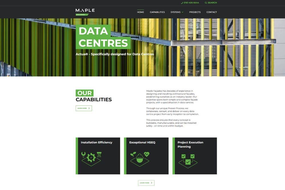 Maple launch new Actua® systems specifically designed for data centres