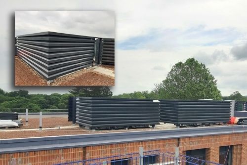 Maple’s Pluto louvred screening system installed on student accommodation in Guildford