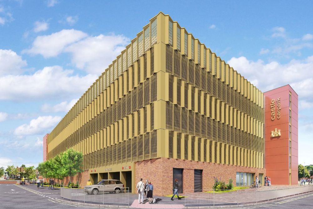 Maple Facades to install a 3D perforated facade for Midlands car park.
