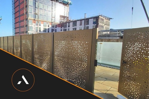 Maple install attractive and practical rooftop screening at SOYO Leeds development